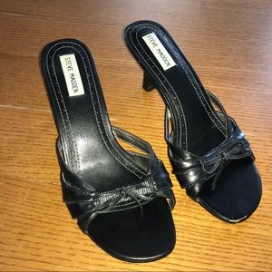 Steve Madden peep toe kitten heel sandals